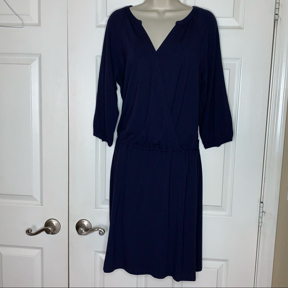 Tommy Bahama Navy Faux Wrap Dress
